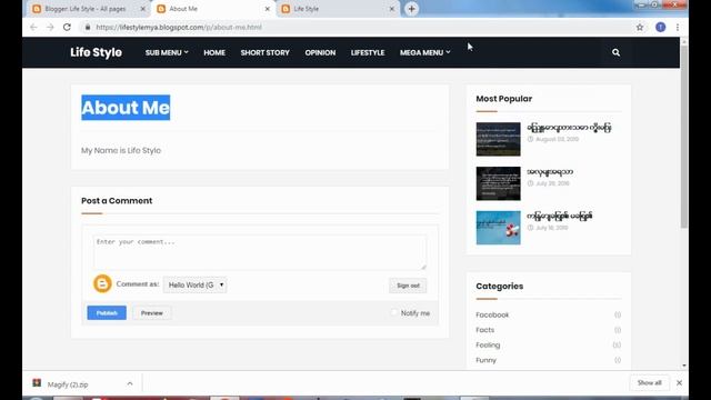 How to create a smart Personal Blog with blogspot (Myanmar Guide) смотреть онлайн