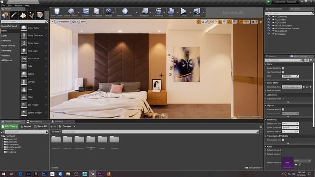 Unreal Engine Interior Visualization Tutorial Complete Workflow using DataSmith and CPU Lightmass. смотреть онлайн
