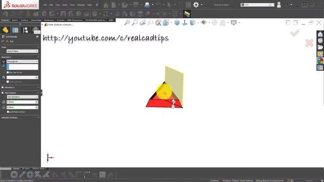 Solidworks tips #80 | make a Regular triangular pyramid in solidworks sheet metal смотреть онлайн