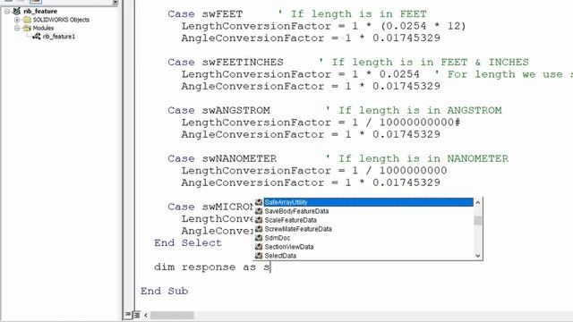 Solidworks VBA Macro – Rib Feature смотреть онлайн