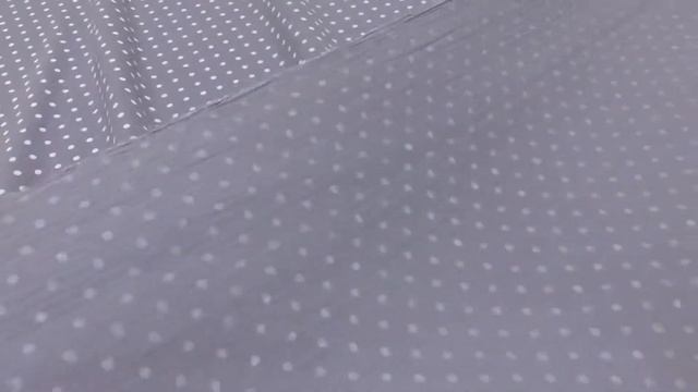 Муслин двухслойный с эф.жатости "Горох на бледно-сером с фиолетовой дымкой", хл.-100% АРТ 18264 смотреть онлайн