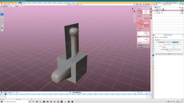 Blender 3.3.1 LTS - Surface deform modyfikator - Polski tutorial (2022) смотреть онлайн