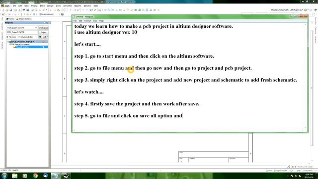 How to make a pcb project in altium designer смотреть онлайн