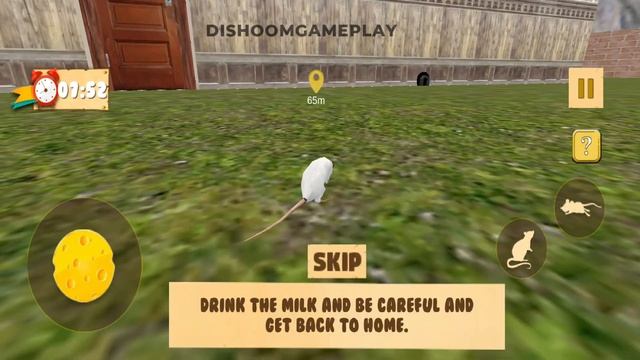 Home Mouse Simulator Virtual Mother & Mouse Android Gameplay Mouse Vs Cat Dog Racoon Rabbit #2