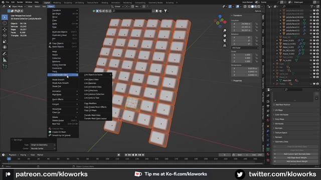 Using Link Object Data in Blender смотреть онлайн