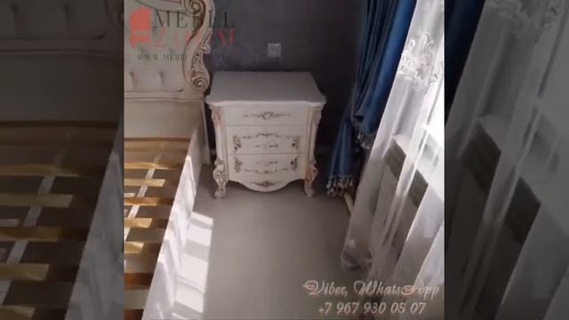 Спальня Флоренция в цвете "белый перламутр" смотреть онлайн
