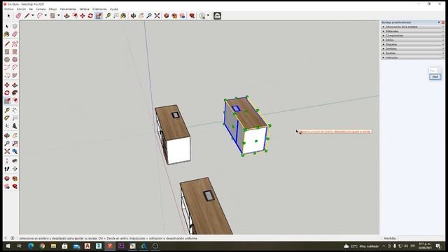 como hacer mirror en SketchUp !!!ESPEJO!!! TIPS смотреть онлайн