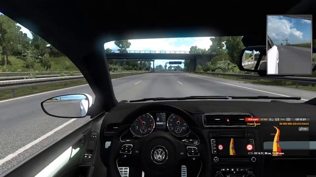 Euro Truck Simulator 2.Volkswagen Jetta.2.0.TDI. смотреть онлайн
