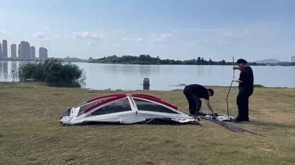 Instruction Set Up of GOFUN (8-10p) Camping Tent