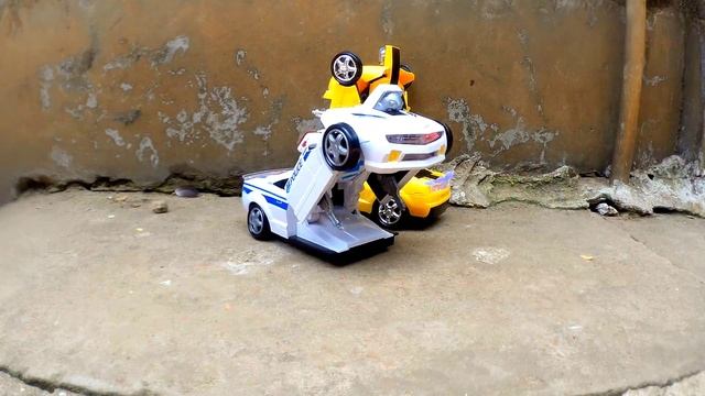 2 in 1 Deformation Convertible RC Robot Car Unboxing & Testing-Car plane Video смотреть онлайн