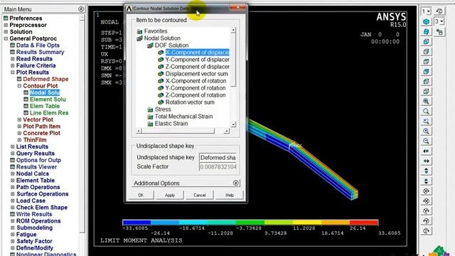 Limit Moment Analysis - ANSYS смотреть онлайн