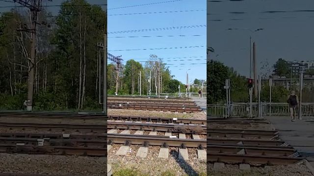 мини микс поездов в СПб на станции ручьи смотреть онлайн