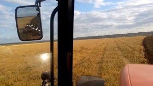 Террион 5280, пахота оборотным плугом