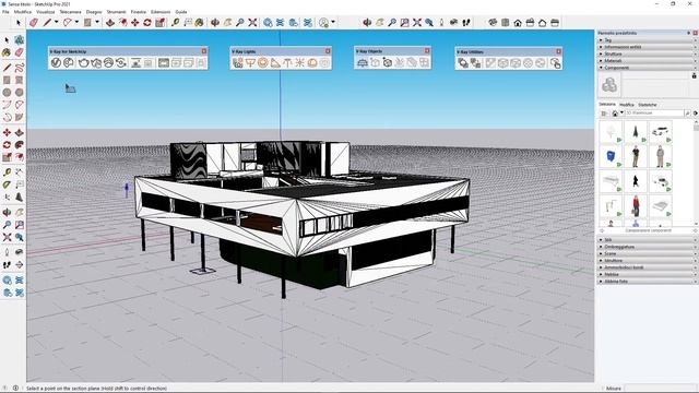 Videocorso VRAY Sketchup - 06 - Genera Varianti Illuminazione con Light Gen, Sole, Cielo, HDR смотреть онлайн