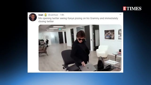 Kanye West Shares Video 'pissing On' A Grammy Award Trophy; Netizens Are SHOCKED!
