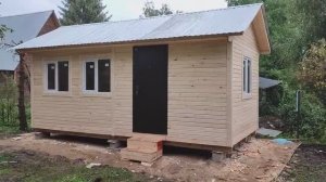 Дачный дом 6х3м (бытовка для проживания)