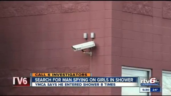 Man spying on little girls in shower at Indianapolis YMCA