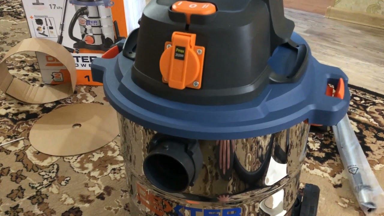 Обзор пылесоса DEXTER 30 литров