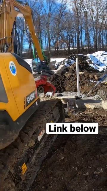 Limestone Retaining Wall! New Full Length Video!! #steelwrist #tiltrotator #sany #retainingwall смотреть онлайн