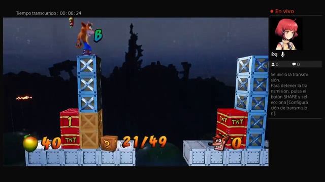 Jugando Crash Bandicoot :D смотреть онлайн