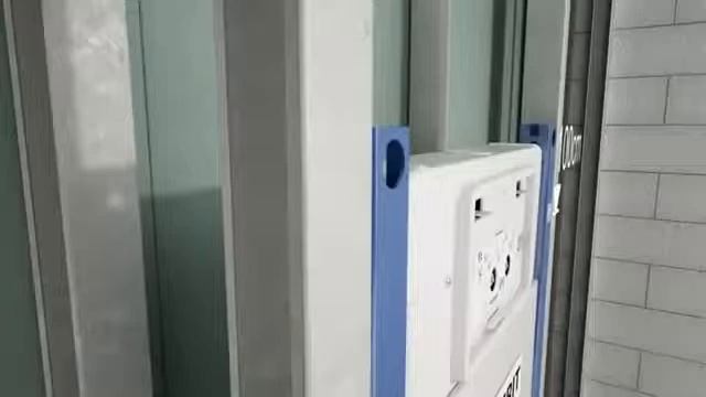 Монтаж инсталляции для унитаза GEBERIT DUOFIX UP 182 в гипсокартоную перегородку смотреть онлайн