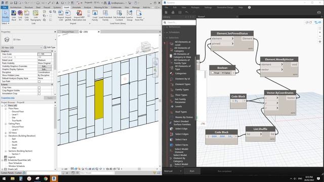 Revit Exercise (Day 705) - Curtain Wall and Dynamo Exercise смотреть онлайн