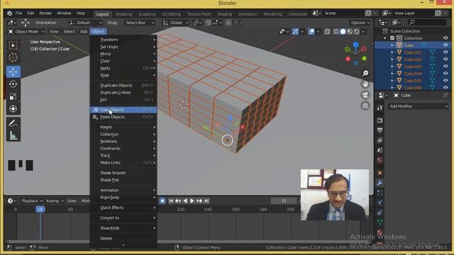 Blender 35 - Dynamics - Bricks falling . (Learn Blender and create excellent animations) смотреть онлайн
