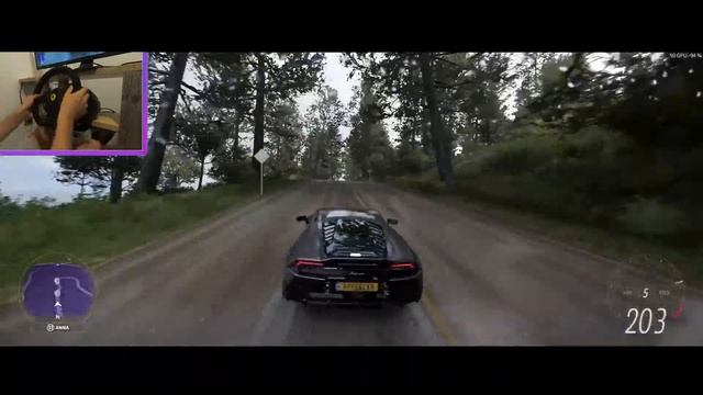 Forza Horizon 5 | Lamborghini Huracan Evo | (T300 Ferrari Integral Racing Wheel) | Gameplay смотреть онлайн