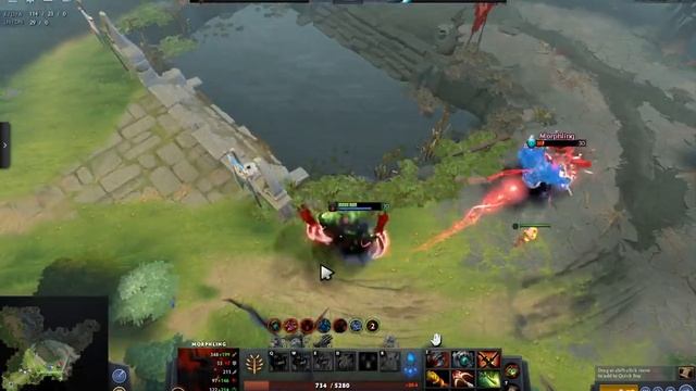 Dota 2 Shadow Fiend VS morphling смотреть онлайн