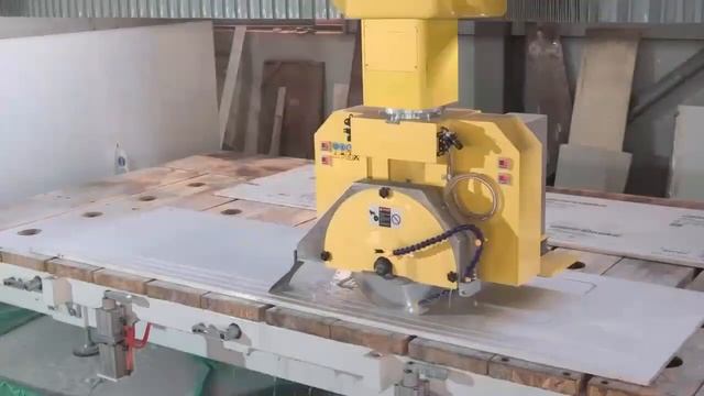 5 axis CNC marble bridge saw cutting stone machine for kitchen cabinet countertops(High praise rate смотреть онлайн