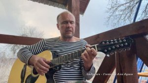 Роза - М. Круг кавер (исп. Андреич на 12 струнной гитаре)