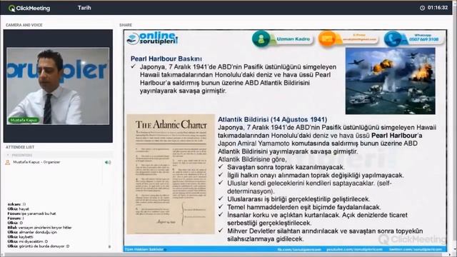 Atatürk'ün Hayatı Ve Çağdaş Türk Ve Dünya Tarihi Birinci  Bölüm