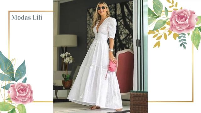 BELLOS LOOK TOTAL WHITE 2022 | IDEAS PARA VESTIR TOTALMENTE DE BLANCO смотреть онлайн