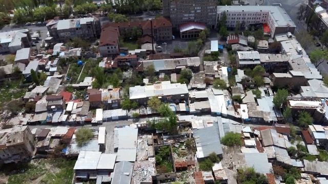 Bird Eye view on Firdusi (No. 30) District of Yerevan, No. 1 смотреть онлайн