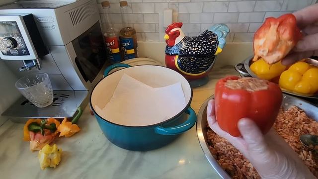 ВКУСНЕЙШИЙ ФАРШИРОВАННЫЙ ПЕРЕЦ ПРОСТОЙ РЕЦЕПТ.