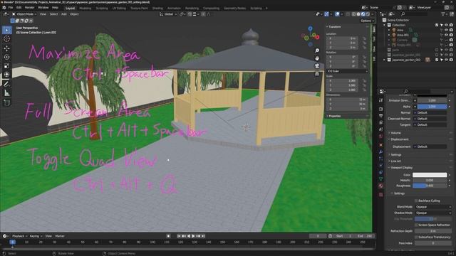 全画面と四分割表示を効率よく使う【Blender 】 смотреть онлайн