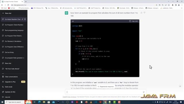 How To Calculate Sum Of All Even Numbers From 1 To 100 In Golang 1.20