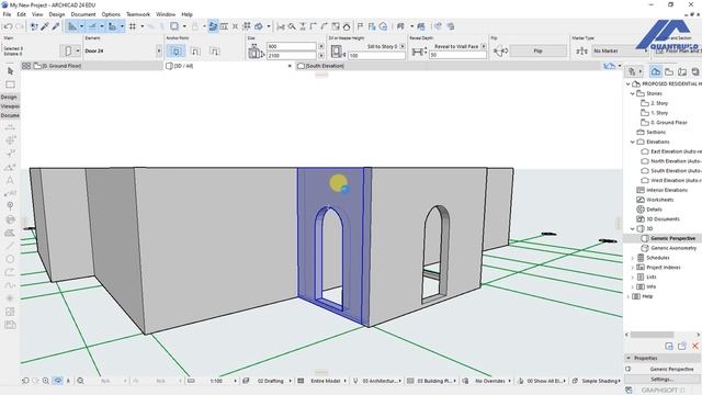 ArchiCAD 24 - Doors: More Settings and Customizations смотреть онлайн
