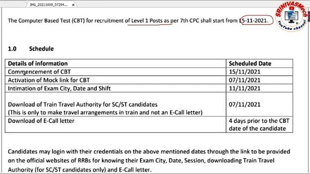 Railway group D Exam Date Related Viral notice, RRC 01/2019 Data for All Aspirants by SRINIVASMech смотреть онлайн