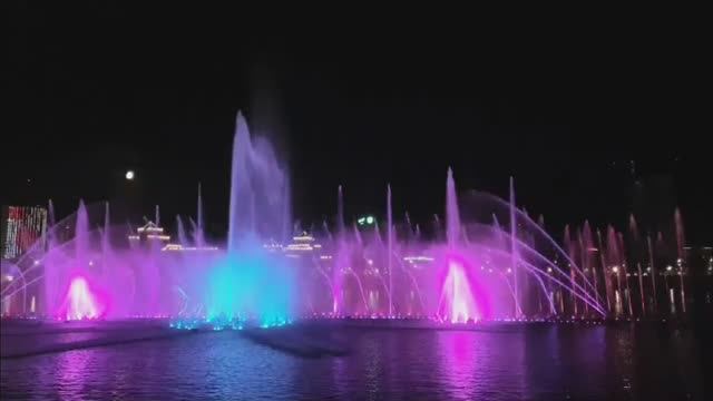 Фонтан на набережной Челябинска смотреть онлайн