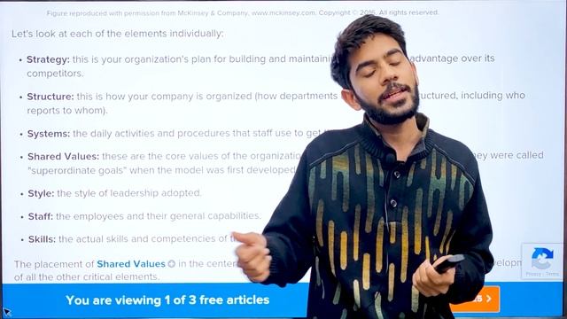 The Mckinsey 7s Framework Model | Explained in Detail for BBA / MBA / B.Com смотреть онлайн