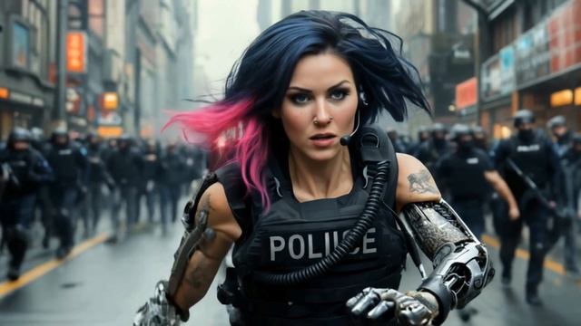 When The Neon City Burns - AI’s Cyberpunk Riot Visions