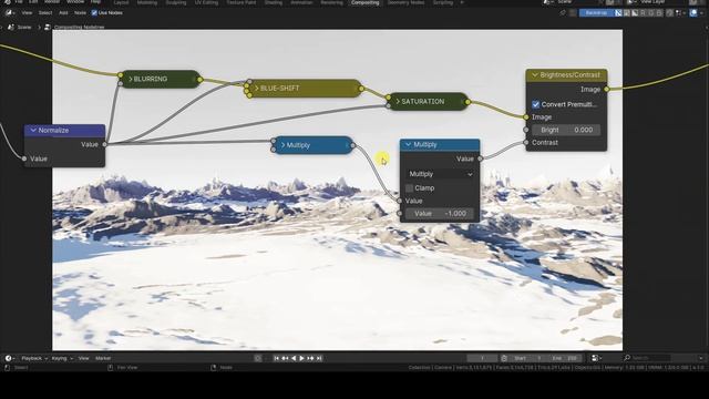 Atmospheric Perspective 8/9: Contrast | Blender 4.1 Compositing tutorials series смотреть онлайн