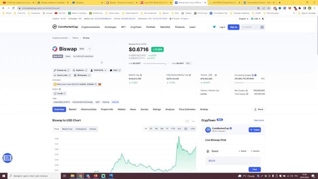 Biswap моя стратегия заработка смотреть онлайн