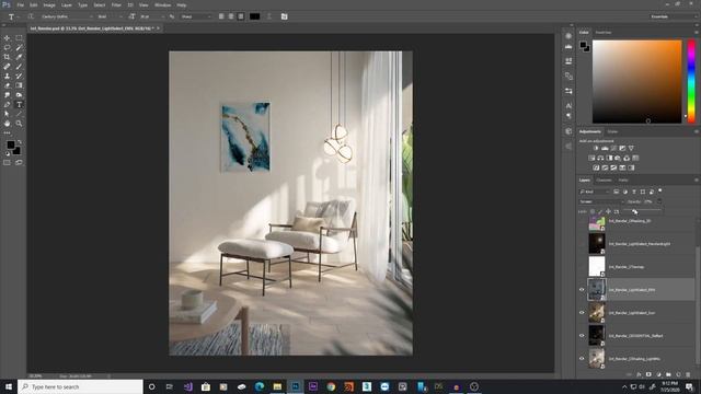 3ds Max Tutorial :Realistic Interior in 3ds max[Corona Renderer]:Part 3 Rendering and PostProductio смотреть онлайн