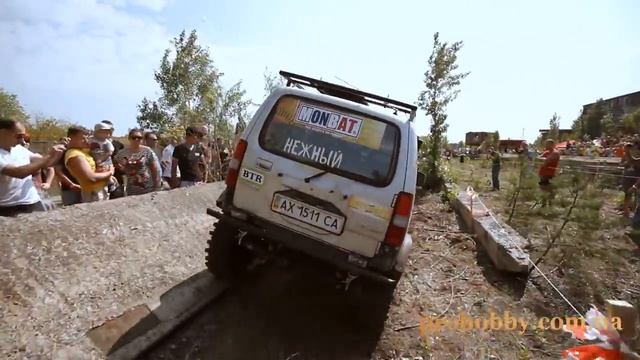 "Луганский джип-триал" 2013-го года, этап национальной серии по триалу эпизод 2 (архивное видео) смотреть онлайн
