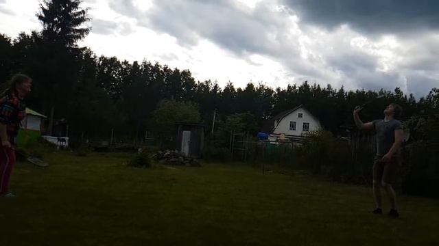 Slow Motion Badminton / замедленная съёмка игры в бадминтон