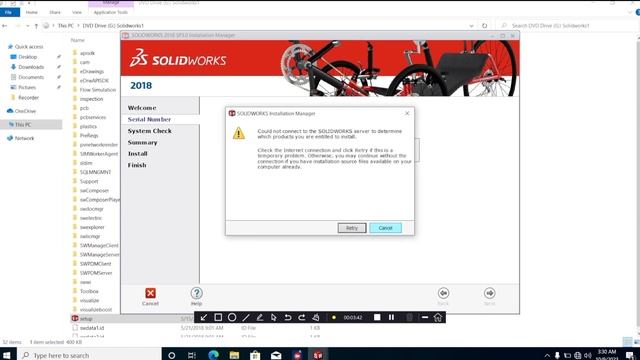 SOLIDWORKS 2018 Software Installation | WINDOW XP, 7, 8, 8.1,10 | смотреть онлайн