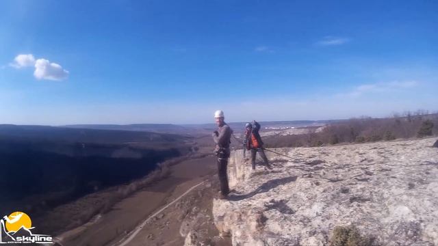 Юра Качи-Кальон Прыжки с верёвкой в Крыму с командой Skyline смотреть онлайн