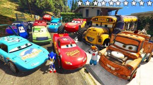 Я УГНАЛ ИЗВЕСТНЫЕ ТАЧКИ молнии McQueen С СОНИКОМ ИЗ РЕАЛЬНОЙ ЖИЗНИ В ГТА 5